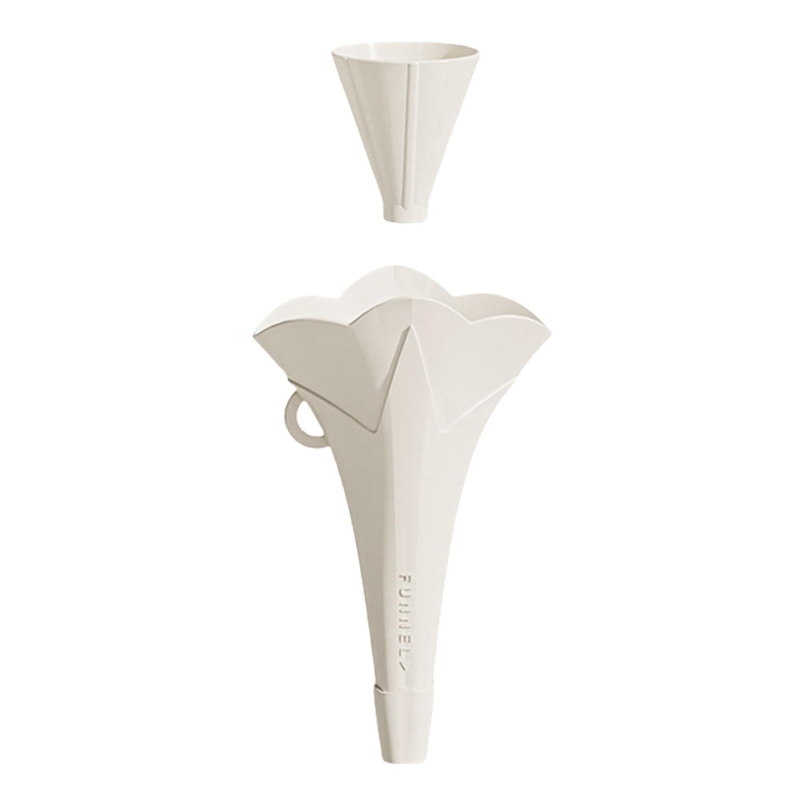 

Food grade household support funnel, kitchen wine pouring and oil filling funnel, foldable hanging mini funnel