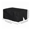 Folding Wagon Cover Dustproof Camping Cart Dust Detachable Foldable 976156cm