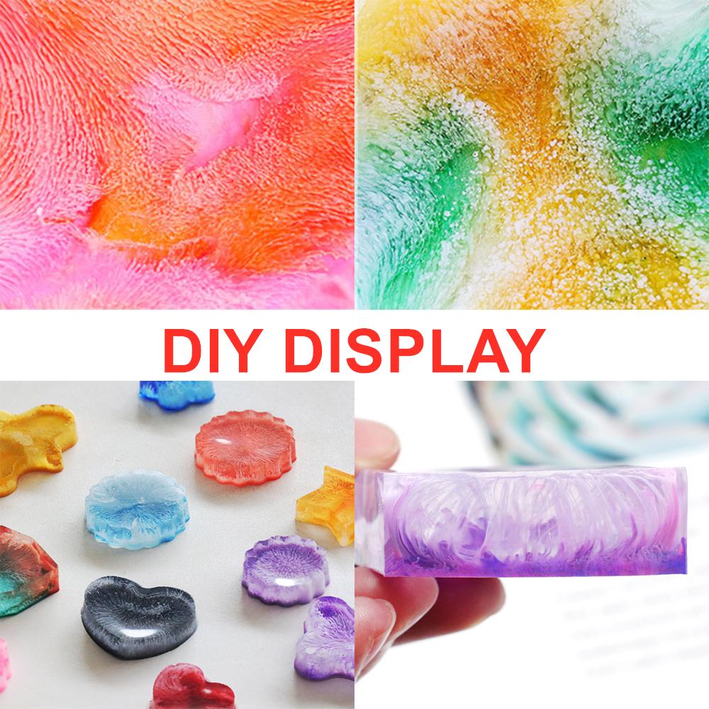10ml Epoxy Resin Diffusion Pigment Resin Pigment Alcohol Ink Liquid Colorant Dye Diffusion Ink for Epoxy Dyeing Jewelry Making