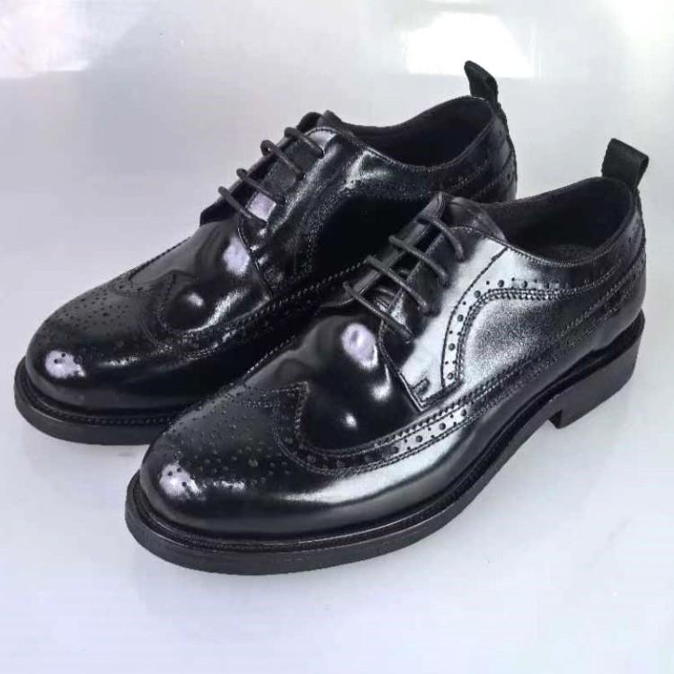 Handmade Goodyear Hip Leather Brock Carved Leather Outsole Men'S Shoes Business Casual Leather Shoes Large Size Shoes Wedding Shoes