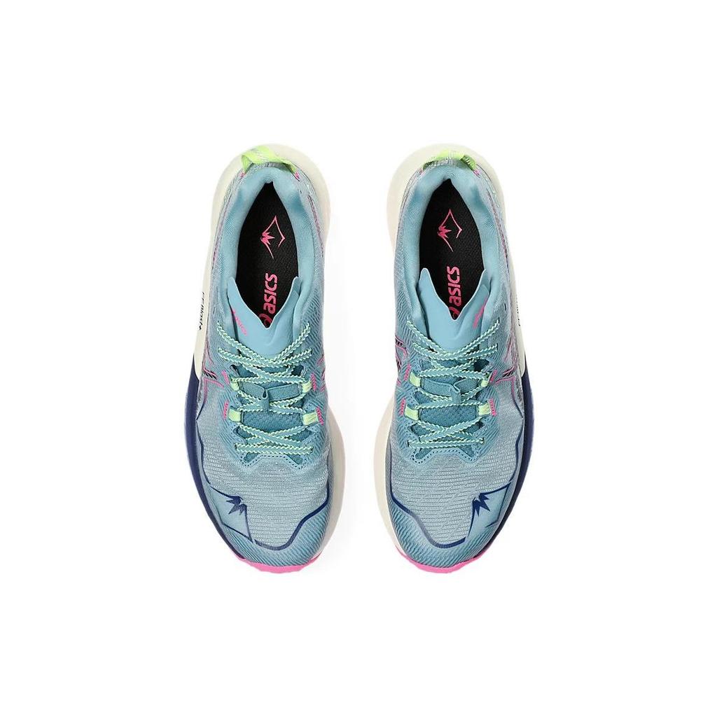 Asics Fuji Speed 2 Šedá Modrá Růžová Dámské Běžecké Boty Černá 1012B515-400