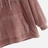 Women's Sweatshirt Hooded Loose Large Size Double Sided Velvet Long Sleeve Jacket