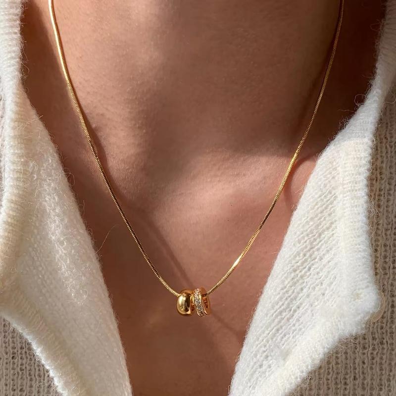 Titanium Steel Non-fading Small Waist Necklace Women's Summer Niche Design Accessories Collarbone Chain Pendant