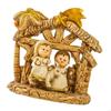 Christmas Nativity Figurines Nativity Scene Statue with Stable Holy Family A0KF