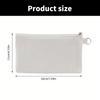 15pcs Portable Blanks Sublimation Bags Canvas Storage Bags Designed For Easy Organization By Hobbyists