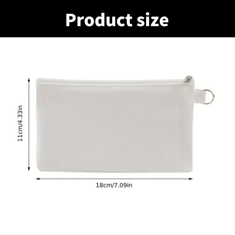 15pcs Portable Blanks Sublimation Bags Canvas Storage Bags Designed For Easy Organization By Hobbyists