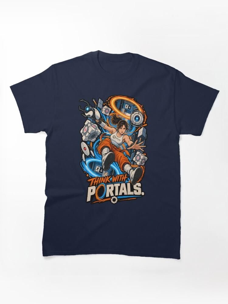 Portal Portal Think With Portals Classic T-Shirt