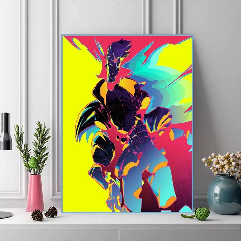 Cyberpunk Edgerunners 100% Round Full Drill 5D DIY Diamond Painting Embroidery Cross Stitch Rhinestone Décor