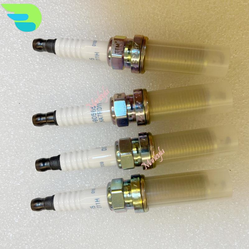 4pcs Dual Iridium Spark Plug For 22401-1VA1C DILKAR7D11H 90565 For Nissan Rogue 2.0 L 2017 X-TRAIL QASHQAI MR20 Engine 224011VA1