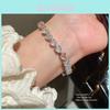 Heart Shape Jewelry Bracelet With Cubic Zirconia For Women Gift