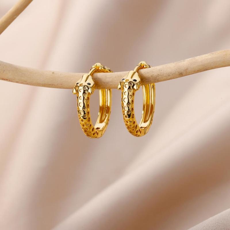 Geometric Hoop Earrings for Women Fashionable Square Ear Rings Exaggerated Ear Pendants Elegant Evening Party Jewelry
