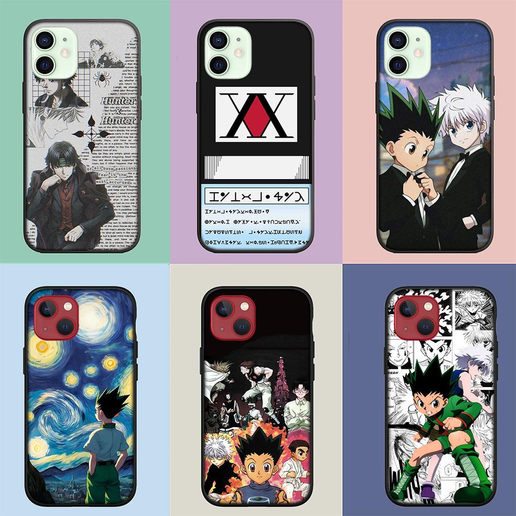 Killua Gon Chrollo Lucilfer Hunter X Hunter Phone Cover for Apple iPhone 16 11 Pro XS Max X XR 6 7 8 6S Plus + SE 2022 8+ Case