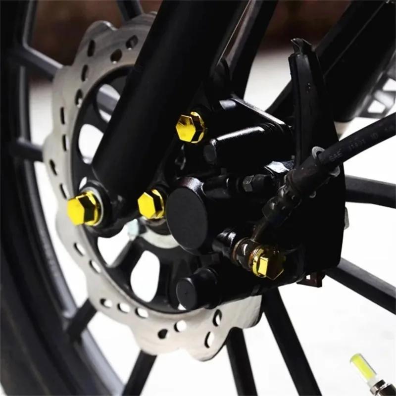 Motorcycle Modification Screw Cap Decoration for Motor Scooters Electric Car Colored Nut Cover Accessories 30pcs/set
