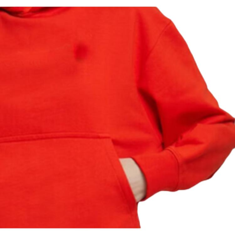 Calvin Klein Bestickter Logo-Hoodie Damen Oberteile Kupfer-Orange 40WH106-6A9