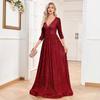 Evening Dresses Elegant Banquet European and American Cocktail Party Long Dresses Evening Party Dresses Gown