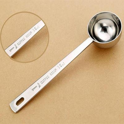 Coffee Ice Cream Milk Measure Ball Spoon Melon Baller Scoop Stainless Steel 15ml LS