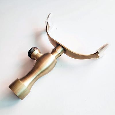Latón Macizo Hecho Latón Antiguo Montado en Pared Soporte para Ducha de Mano Gancho Pedestal Soporte Accesorios de Ducha Empotrados Accesorios de Baño
