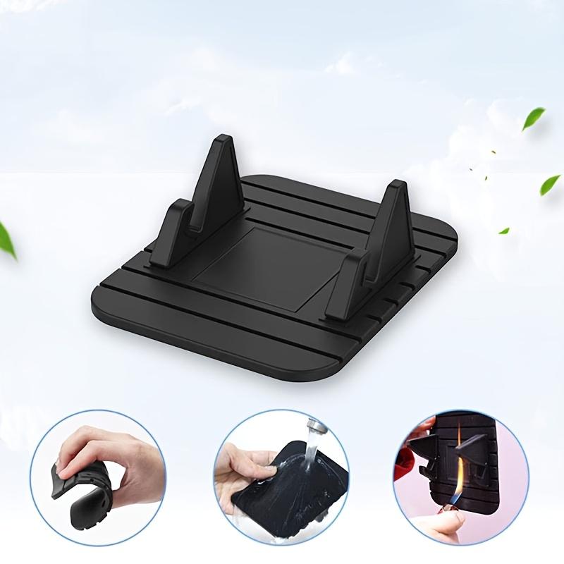[Silicone Phone Holder] Non-Slip Silicone Car Phone Holder | Black, Compatible with Most Smart Phones