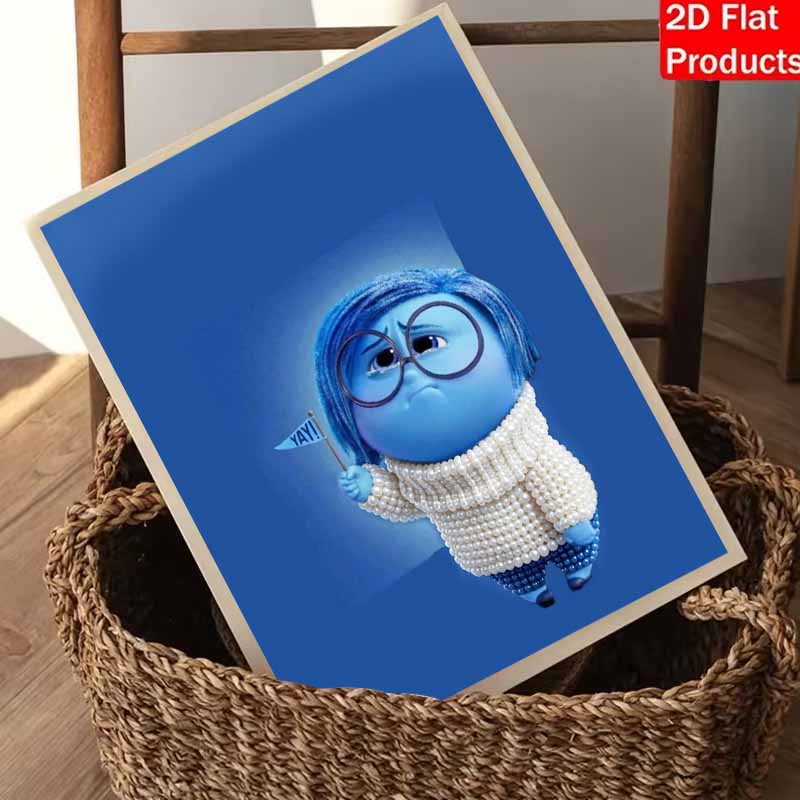 Disney Pearl Painting Inside Out Creative Pearl Art Painting 5D DIY Pearl Embroidery Mosaic Cross Stitch Kit Home Decoration Based On Youyou