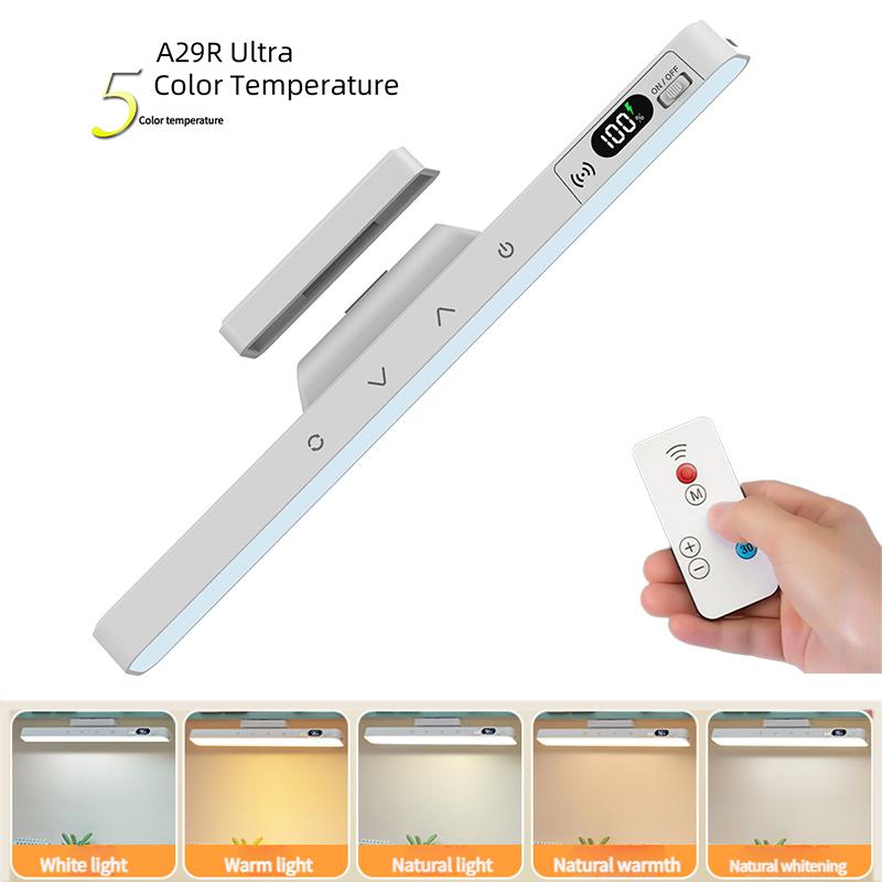 LED Dotyková Stolní Lampa Magnetická Stolní Lampa Dálkové Ovládání Časovač pro Čtení Skříň Zrcadlo Noční Světla Dobíjecí