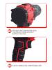 21V Brushless Cordless Drill & Impact Screwdriver with Lithium Battery