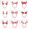 Christmas Reindeer Headband for All Age Party Accessories Deer Horn Hairhoop Festival Hairband Seasonal Costume Headwear