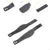 2 Pieces Exercise Bike Pedal Strap Black Fix Bands Home Gym Indoor Cycle Footrest Clips Equipment