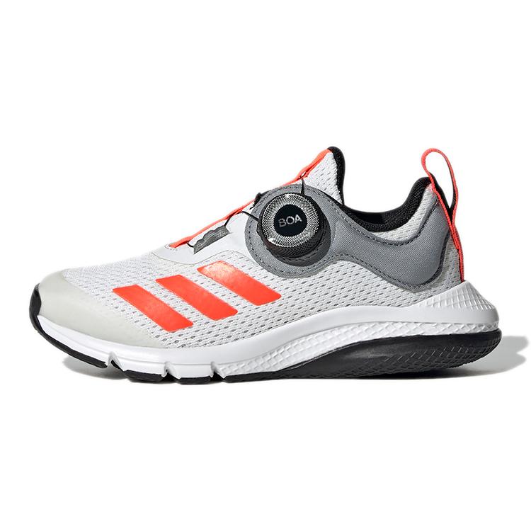 

Adidas Boa K Slip Resistant, Abrasion Resistant, Breathable Low top Kids Running Shoes White Gray Kids FZ5056 31