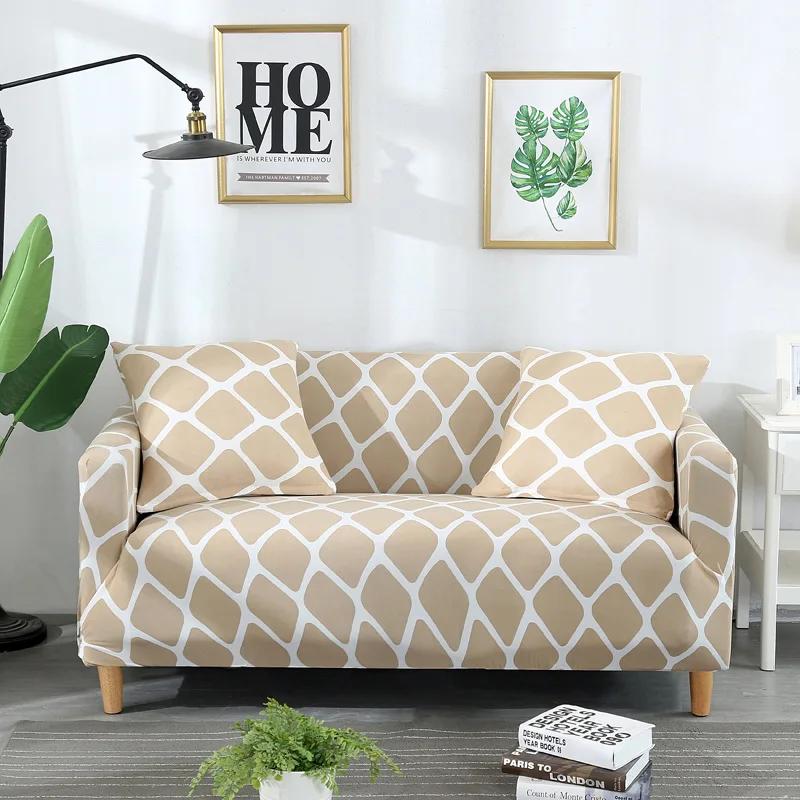Universal All-inclusive Stretch Sofa Cover Combination Chaise Longue Three-seat Non-slip Sofa Cover Sofa Cover