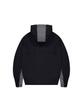 STANDARDERROR 87-Stan268 Nylon Track Color Block Curved Hood Gorp Windbreaker Black