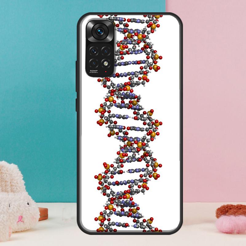 Science DNA Chemistry Case For Xiaomi Redmi Note 14 13 12 Pro 11 9 10 9S 10S 11S 12S Redmi 14C 13C 10C 12C Cover