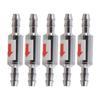 5Pcs 1 Way Check Valve Stainless Steel CO2 Check Valve for Fish Tank Aquarium Zone Generators