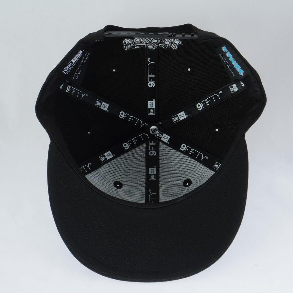 New Era 9FIFTY Snapback Doraemon Size DORAEMON CAP Cap, Collaboration, Black, L/XL (950 BLK)