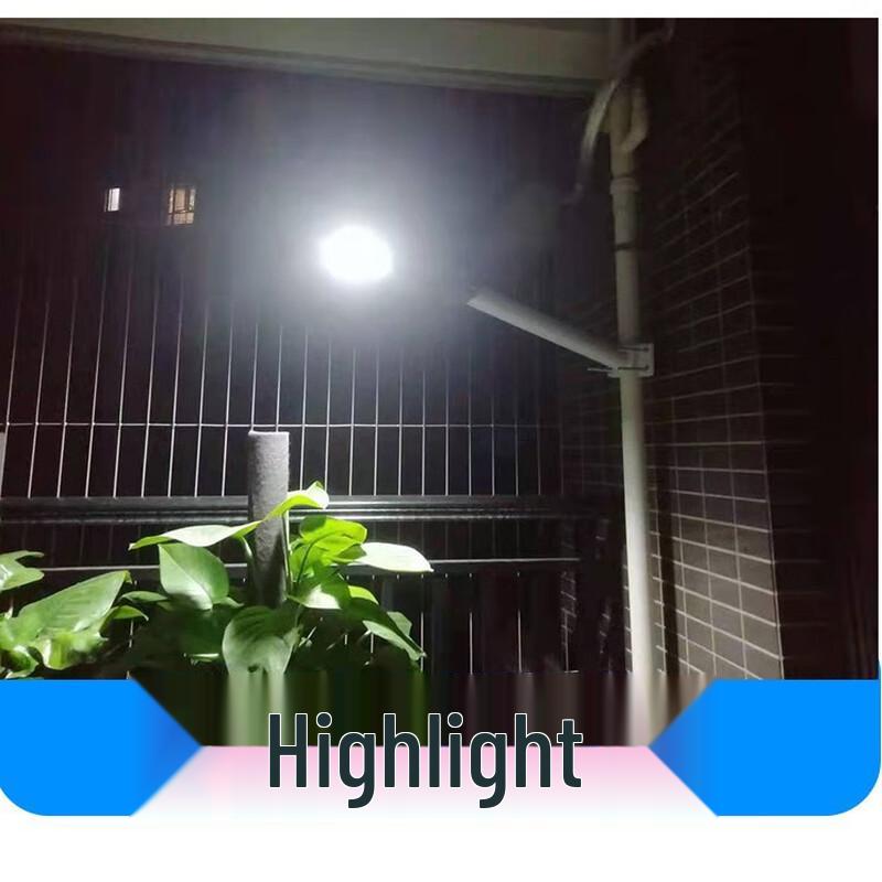 Supporto per Palo Faro da Giardino con Sensore Solare Integrato Hongchou