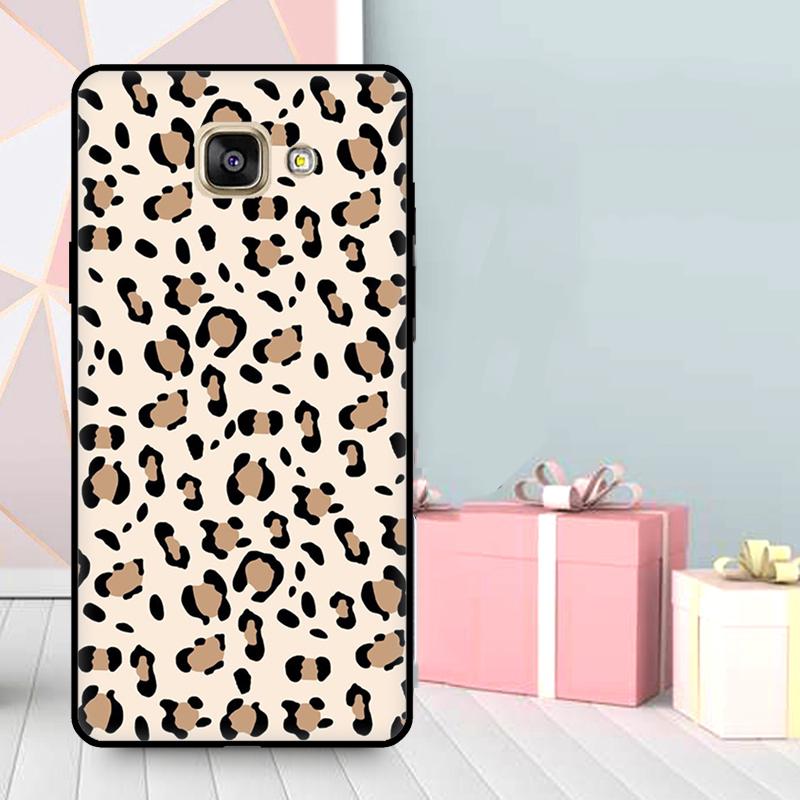 Leopard Print Pattern Cow Case For Samsung Galaxy J7 J5 J3 2017 J1 A3 A5 2016 A9 A7 A6 A8 J8 2018 J6 J4 Plus Cover