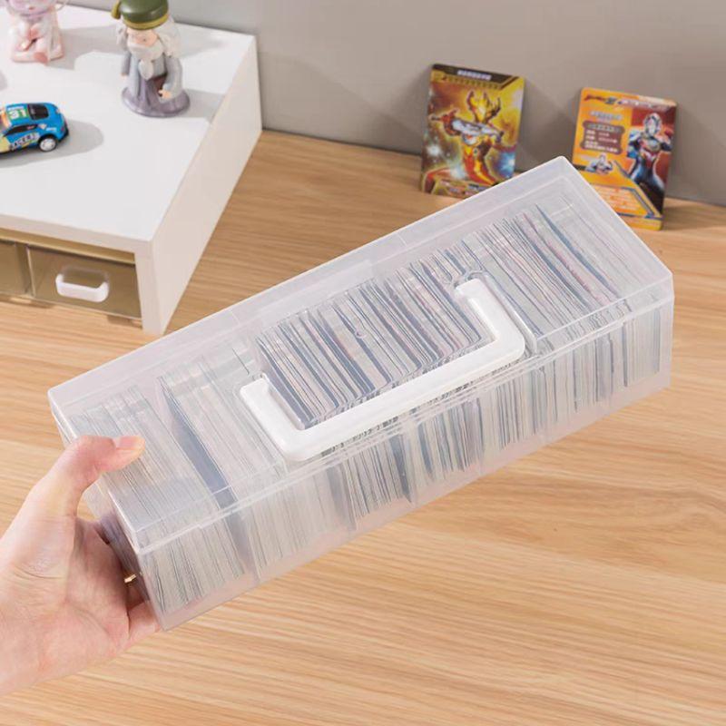 1pc Transparent Idol Photo Storage Case Plastic Albums Photocards Small Card Collection Organizer Photo Card Holder Box