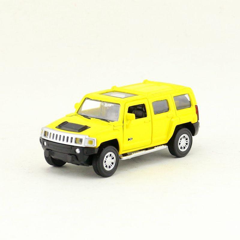 Hummer H3 1:43er Legierungs-Automodell mit Schwungradsteuerung für Kinderspielzimmer Sammler