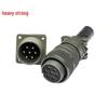 Heavy Duty 7-Pin Male-Female Connector, US Std Plug MS3106A20-15S Socket & MS3102A20-15P