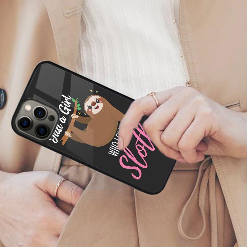 Sloth Cute Animal Magnetic Phone Case For APPLE iPhone 17 Air 16 14 13 12 Pro Max 15 Plus Wireless Charge With MagSafe Cover