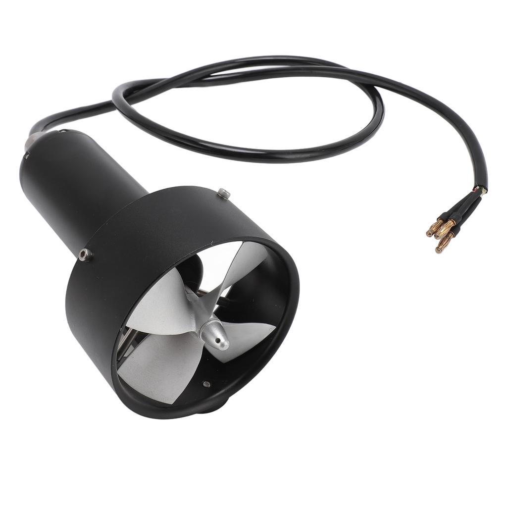 Unterwasser-Triebwerk 12 bis 25,2V Aluminiumlegierung Versiegelt Wasserdichter Motor Triebwerkspropeller mit 4 Blättern für Kajaks