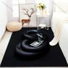 Black Snake and Money Print Carpet for Bedroom Living Room Bedside Sofa Floor Mat Modern Home Decor Area Rug for Gifts