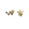 Niche Design, Asymmetric Mini Earrings, Star Style, Japanese and Korean Student Earrings for Women