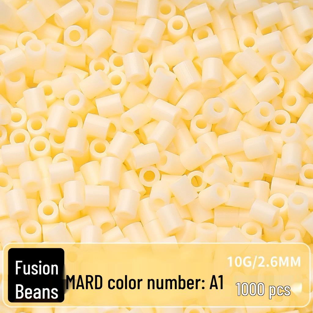 Confezione di Ricarica Perline Termofusibili da 264 Colori - 1000 Perline, 2,6 MM, Materiali per Puzzle 3D Fai da Te