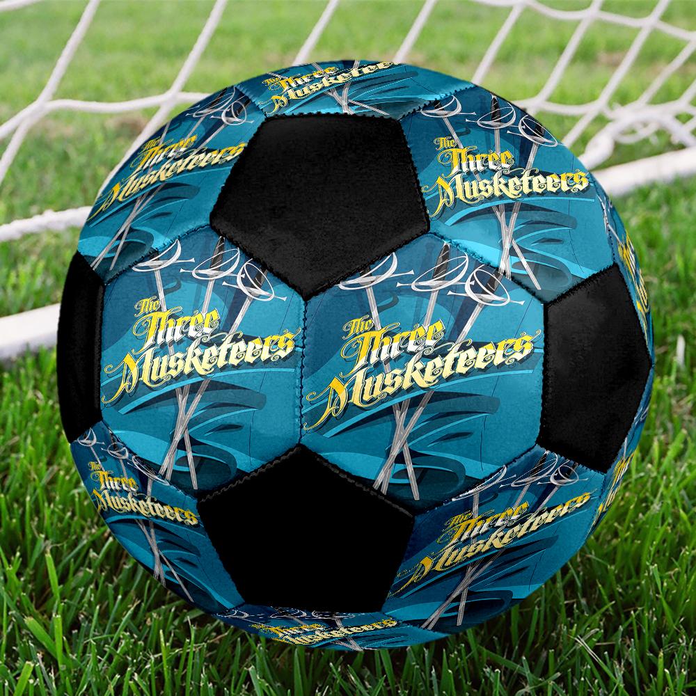 The Three Musketeers Theme Size 5 Soccer Ball, Suitable for Both Indoor and Outdoor Matches, a Gift Suitable for Everyone.