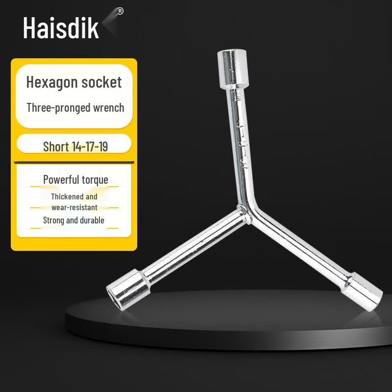 Haisidick Y-Type Three-Way Socket Wrench 14-17-19mm