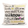 Gray Yellow Linen Pillowcase 60*60 Sofa Cushion Cover 40*40 Home Decoration Can Be Customized