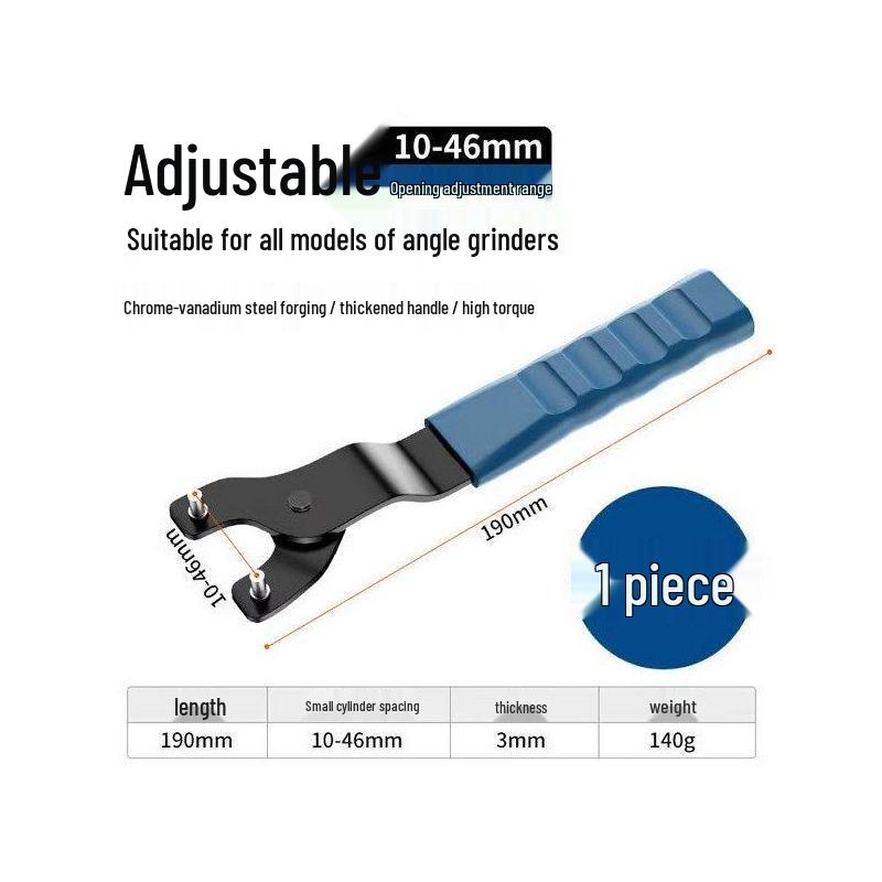 Thickened Angle Grinder Wrench for Polishing and Grinding Wheel Adjustment