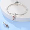 Authentic copper Charm Bead Charms Luxury Rose Snake Bead Charms Compatible With Bracelets Diy Women Making Delicate Gift