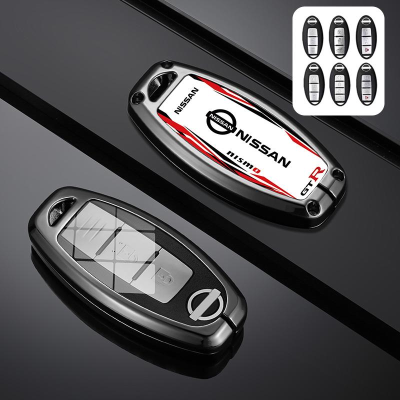 Car Key Case Cover Bag Shell Auto Accessories For NISSAN Maxima Altima Versa Sentra Sunny Sylphy Teana Qashqai X-Trail Juke