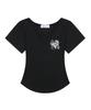 MUCENT Veint Heart Camo V-Neck Short Sleeve T-Shirt (3 Colors)